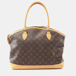 Louis Vuitton Lockit Horizontal Brown Monogram Canvas Tote Bag 1177114
