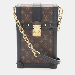 Louis Vuitton Pochette Trunk Vertical Monogram Canvas Crossbody Shoulder Bag 1177067