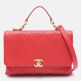 Chanel Chic Affinity Stitched Caviar Small Top Handle Bag 1176428