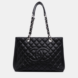 Chanel Black Caviar Grand Shopping Tote 1176354