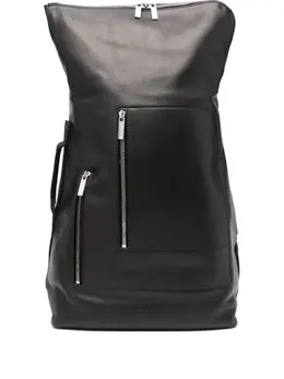 Rick Owens Cargo zip-fastening leather backpack 30934593