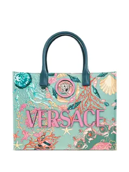 Versace Medusa-Head graphic-print tote bag 30904037