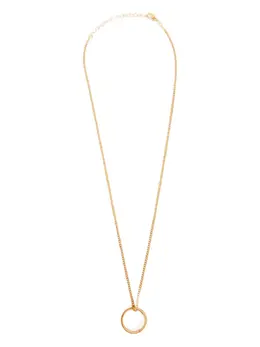 Maison Margiela logo ring pendant necklace 29928433