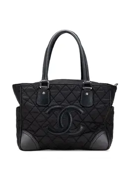 Chanel 2006-2008 Paris New York Quilted Nylon tote bag 31065685