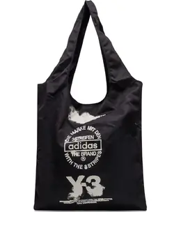 Y-3 logo-print tote bag 31014580