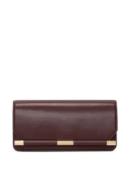 Victoria Beckham 202 leather bar-detail clutch bag 30986490