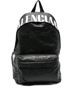 Balenciaga leather logo-detail backpack 30932156