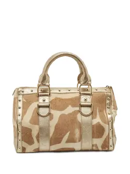 Versace abstract-pattern print tote bag 30367196