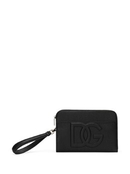 Dolce & Gabbana клатч с тисненым логотипом DG, черный bm2338a8034 | черный
