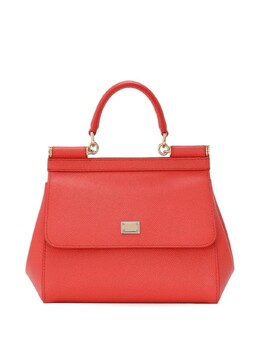 Dolce & Gabbana сумка-тоут Sicily среднего размера, оранжевый bb6003a1001 | оранжевый