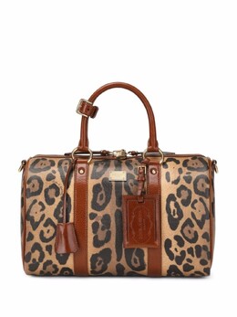 Dolce & Gabbana сумка Crespo с леопардовым принтом, коричневый bb2208aw384 | коричневый