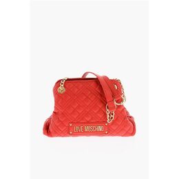 Сумка через плечо из стеганой искусственной кожи LOVE Moschino, Red 0017269782 | red