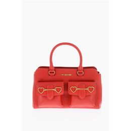 Сумка LOVE HEART BIT из искусственной кожи со съемным плечевым ремнем Moschino, Red 0017270268 | red