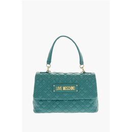 LOVE Стеганая сумка из искусственной кожи с магнитной застежкой Moschino, Green 0017269495 | green