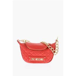 Сумка LOVE из искусственной кожи с цепочкой и стеганой ручкой Moschino, Red 0017270328 | red