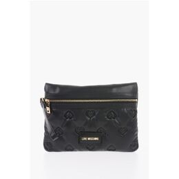 Сумка из искусственной кожи с тиснением LOVE Hearts Moschino, Black 0017269317 | black