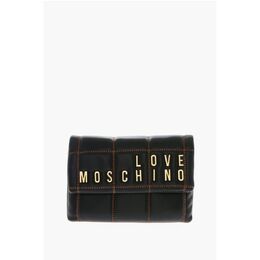 Клатч LOVE из искусственной кожи с тисненым и золотистым логотипом Moschino, Black 0017268852 | black