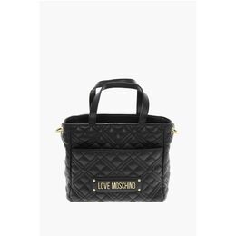 Сумка LOVE из стеганой искусственной кожи с золотой цепочкой Moschino, Black 0017269467 | black