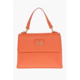 Сумка LOVE из искусственной кожи Saffiano Hande со съемным плечевым ремнем Moschino, Orange 0017268209 | orange