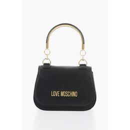 Сумка LOVE из искусственной кожи с металлическим золотистым логотипом Moschino, Black 0017269142 | black