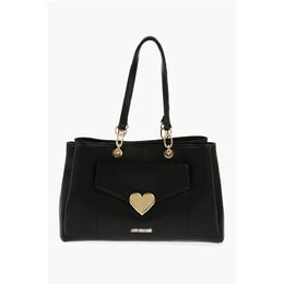 Сумка-тоут LOVE из искусственной кожи с золотым логотипом Moschino, Black 0017268526 | black