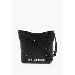Сумка-тоут LOVE Texture Faux Leather с тисненым логотипом Moschino, Black 0017270211 | black