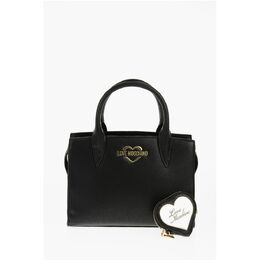 Сумка-тоут LOVE однотонного цвета с золотым логотипом Moschino, Black 0017268576 | black