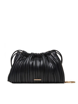 Сумка Drawstring Plisse Crossbody LV04F3076G Calvin Klein, черный 8719849884864 | schwarz