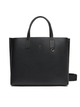 Сумка Th Distinct Satchel AW0AW17463 Tommy Hilfiger, черный 8721185098577 | schwarz