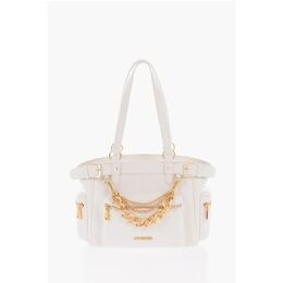 Белая полиэтиленовая сумка через плечо Moschino, White 0017259901 | white