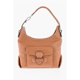 Сумка через плечо LOVE из искусственной кожи с плетеной ручкой Moschino, Brown 0017269092 | brown