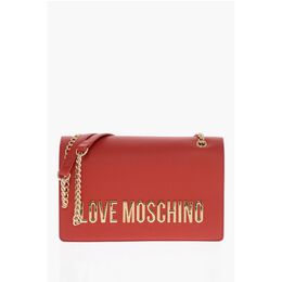 Сумка через плечо LOVE из искусственной кожи с крупным золотистым логотипом Moschino, Red 0017268119 | red