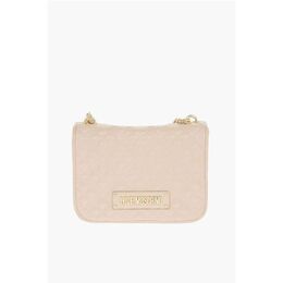 Сумка через плечо LOVE из стеганой искусственной кожи с тисненым логотипом Moschino, Beige 0017270015 | beige