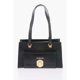 Сумка через плечо LOVE из искусственной кожи с золотистыми деталями Moschino, Black 0017269039 | black