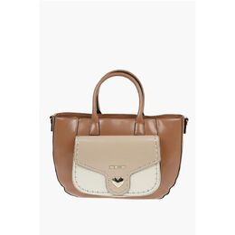 Сумка-тоут из искусственной кожи со съемным плечевым ремнем LOVE Moschino, Brown 0017270059 | brown