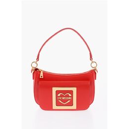 Сумка LOVE из искусственной кожи со съемным плечевым ремнем и металлическим Moschino, Red 0017269025 | red