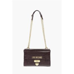 Сумка через плечо LOVE из искусственной кожи с принтом под крокодила Moschino, Purple 0017525000 | purple