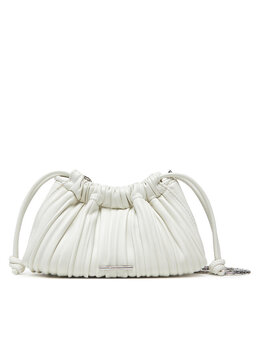 Сумка Drawstring Plisse Conv Mini Cb P LV04F3077G Calvin Klein, белый 8719849877446 | weiß