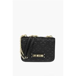 LOVE Стеганая сумка из искусственной кожи с золотой цепочкой Moschino, Black 0017270022 | black