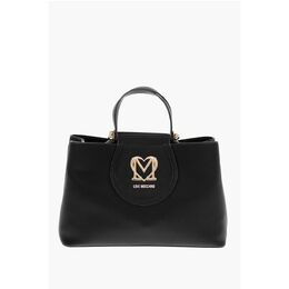 Сумка-тоут LOVE из искусственной кожи с золотым логотипом Moschino, Black 0017268013 | black