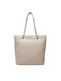 Сумка Minimal Monogram Chain Tote LV04F3204G Calvin Klein, бежевый 8719849865856 | beige