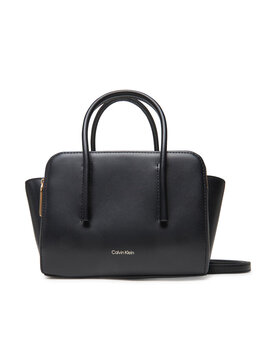 Сумка Carryall Micro Leather Tote LV04F3057G Calvin Klein, черный 8719849888299 | schwarz