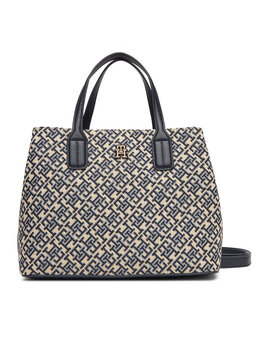 Сумка Th Jacquard Satchel AW0AW17444 Tommy Hilfiger, синий 8721185107712 | dunkelblau