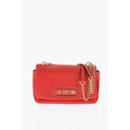 Сумка через плечо LOVE из текстурированной искусственной кожи с золотым логотипом Moschino, Red 0017269923 | red