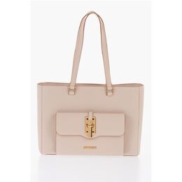 Сумка-тоут LOVE из искусственной кожи с золотистыми деталями Moschino, Beige 0017269159 | beige