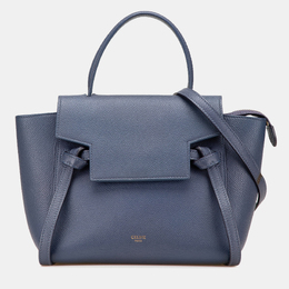 Celine Blue Nano Grained Calfskin Belt Bag 1177950