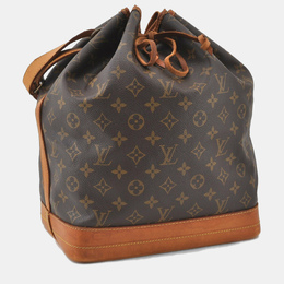 Louis Vuitton Noe Shoulder Bag Monogram Canvas Leather Brown 1176833