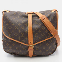 Louis Vuitton Saumur 35 Brown Monogram Canvas Crossbody Bag 1176843