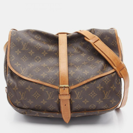 Louis Vuitton Saumur 35 Brown Monogram Canvas Crossbody Bag 1176842
