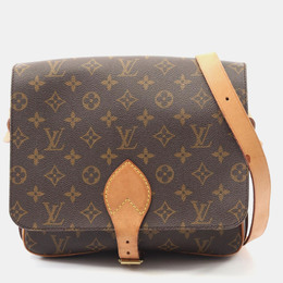 Louis Vuitton Cartouchiere Gm Shoulder Bag Monogram Canvas Brown 1176996